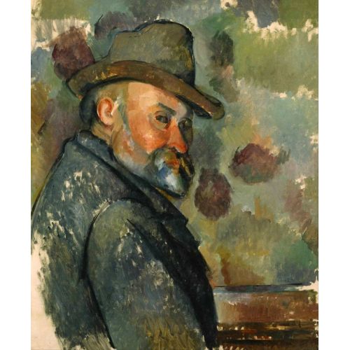 Paul Cezanne'in Şapkalı Portresi Paul Cezanne'in Şapkalı Portresi