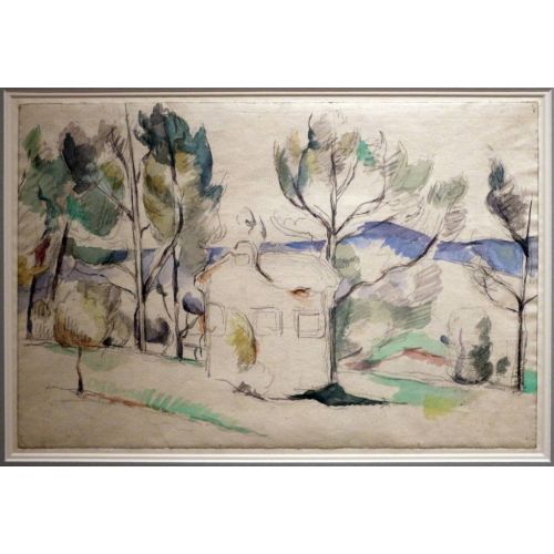 Paul Cezanne, Hunting Cabin Among Trees In Provence