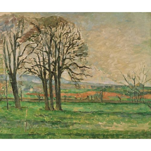 Paul Cezanne, The Bare Trees At Jas De Bouffan
