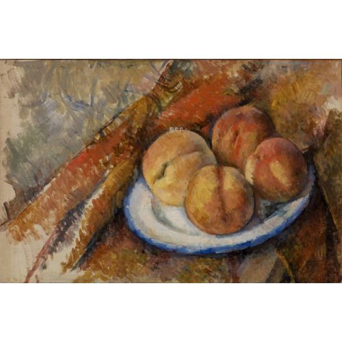 Paul Cezanne, Four Peaches On A Plate