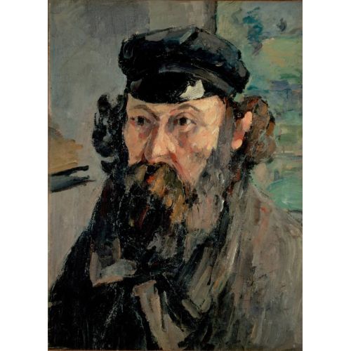 Kasketli Otoportre Paul Cezanne Kasketli Otoportre Paul Cezanne