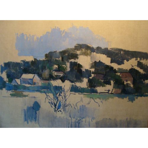 Houses On Hill Paul Cezanne