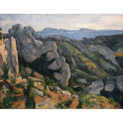 Cliffs In L'estaque Paul Cezanne