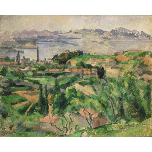 Paul Cezanne, View Of The Bay Of Marseille With The Village Of Saint Henri