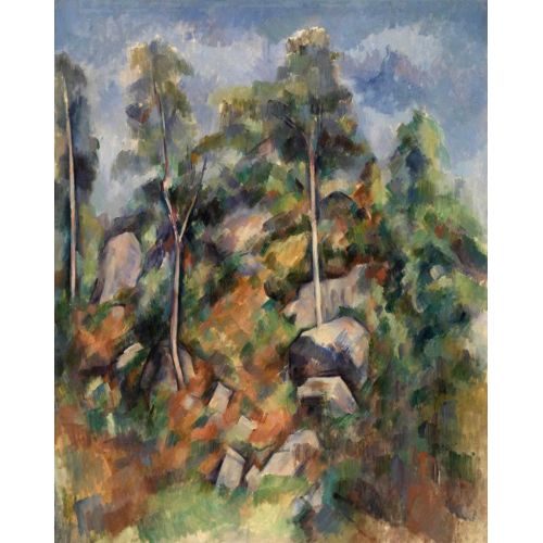 Kayalar Ve Ağaçlar Paul Cezanne Kayalar Ve Ağaçlar Paul Cezanne