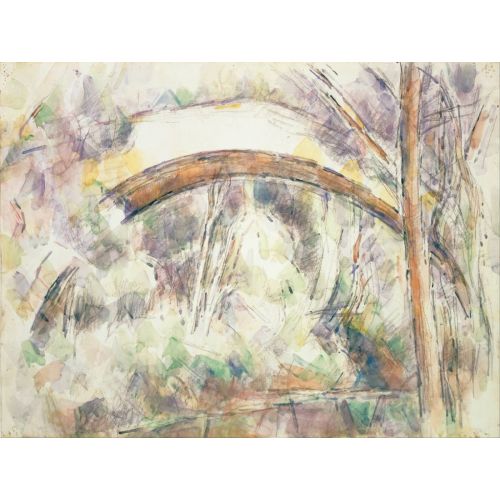 The Bridge Of Trois Sautets - Paul Cezanne The Bridge Of Trois Sautets - Paul Cezanne
