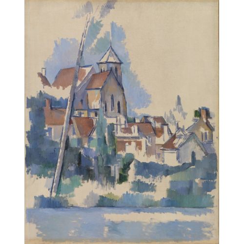 Paul Cezanne, Church At Montigny Paul Cezanne, Church At Montigny