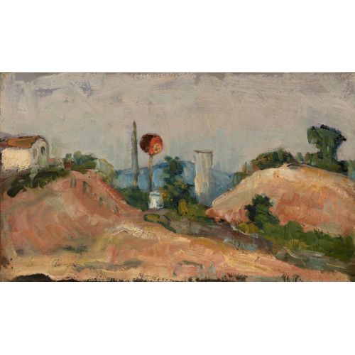 Railroad Cut Paul Cezanne