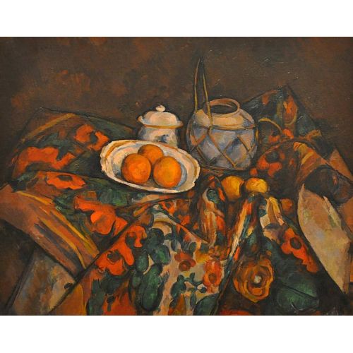 Paul Cezanne, Ginger Jar, Sugar Bowl And Oranges