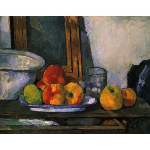 Paul Cezanne, Açık Çekmeceli Natürmort Tablo Paul Cezanne, Açık Çekmeceli Natürmort Tablo