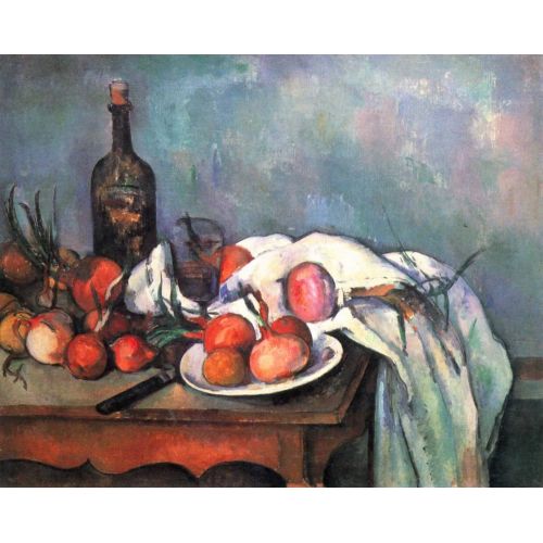 Paul Cezanne, Soğan İle Natürmort Paul Cezanne, Soğan İle Natürmort