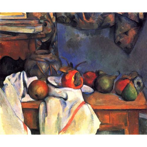 Paul Cezanne, Still Life, Ginger Pot Still Life Paul Cezanne Still Life, Ginger Pot Post Impressionism Art Movements Canvas, Drawing Paper Prints, Reproduction Oil Painting and