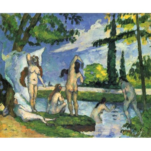 Paul Cezanne, Bathers Kanvas Tablo