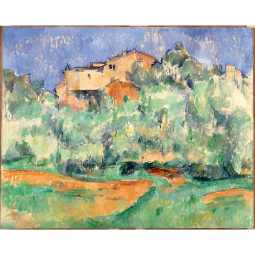 Paul Cezanne, The Homestead Of Bellevue With Dovecote