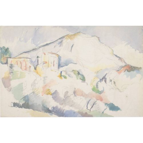 Paul Cezanne, Chateau Noir Ve Sainte Victoire Dağları