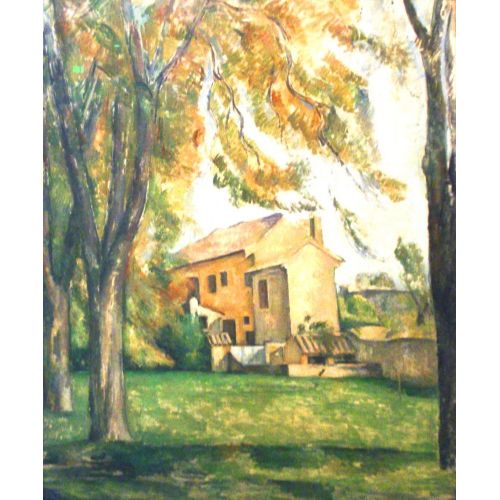 Paul Cezanne, Farmhouse And Chestnut Trees
