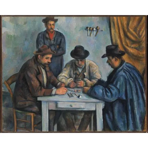 Paul Cezanne, Kağıt Oynayanlar Paul Cezanne, Kağıt Oynayanlar