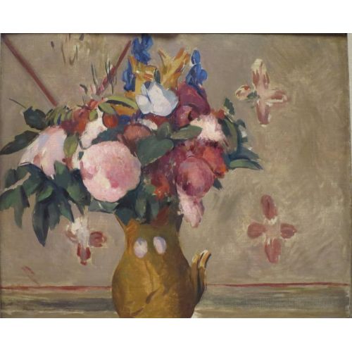 Paul Cezanne, Çiçek Vazosu Kanvas Tablo
