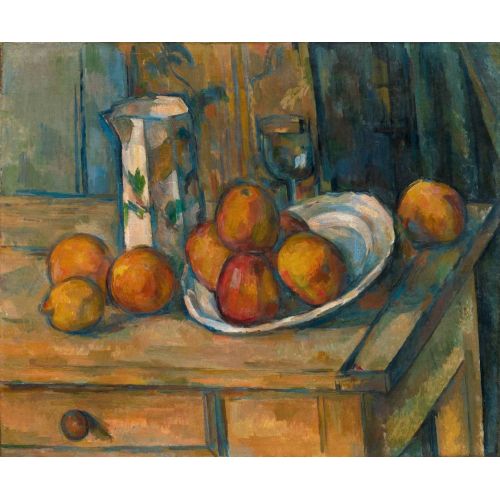 Paul Cezanne, Süt Ve Meyveler İle Natürmort Paul Cezanne, Süt Ve Meyveler İle Natürmort