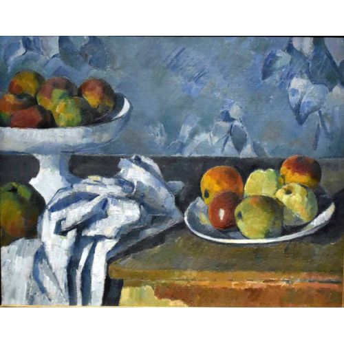 Paul Cezanne, Bir Kase İçinde Elmalar İle Natürmort Paul Cezanne, Bir Kase İçinde Elmalar İle Natürmort