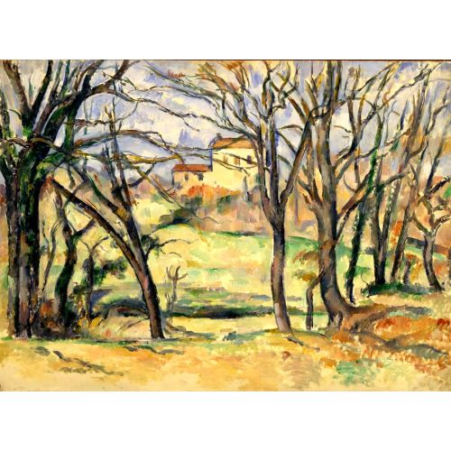Paul Cezanne, Trees And Houses Near The Jas De Bouffan