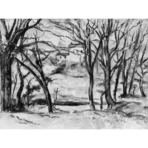 Paul Cezanne, Jas De Bouffan Yakınında Ağaçlar Ve Evler 2