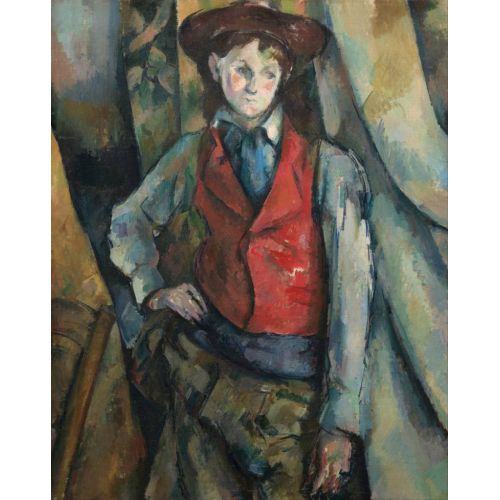 Paul Cezanne, Boy In A Red Waistcoat Paul Cezanne, Boy In A Red Waistcoat