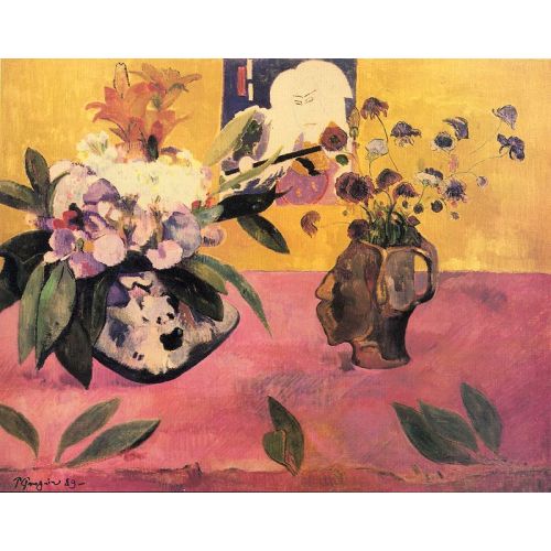 Paul Gauguin, Baş Şekilli Japon Tahta Vazo Paul Gauguin, Baş Şekilli Japon Tahta Vazo