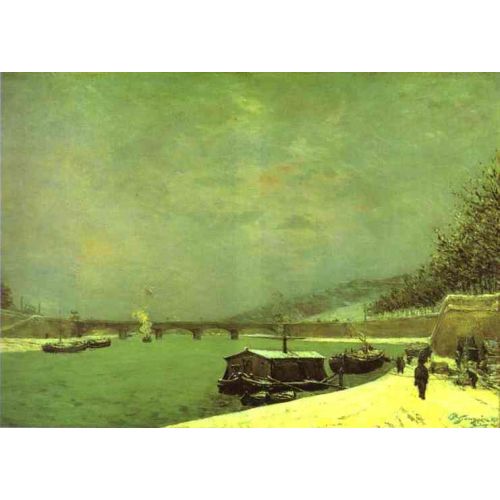 Paul Gauguin, The Seine At The Pont D'ıena Yağlıboya Tablo Paul Gauguin, The Seine At The Pont D'ıena Yağlıboya Tablo