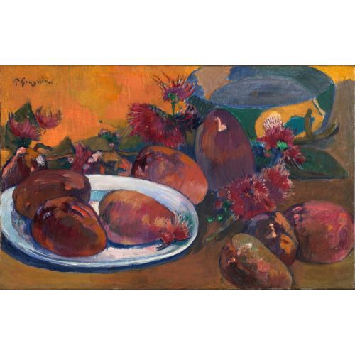 Mango İle Natürmort- Paul Gauguin Mango İle Natürmort- Paul Gauguin