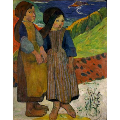 Two Breton Girls- Paul Gauguin