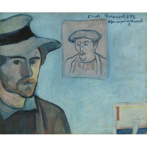 Kendi Portresi İle Portre- Paul Gauguin