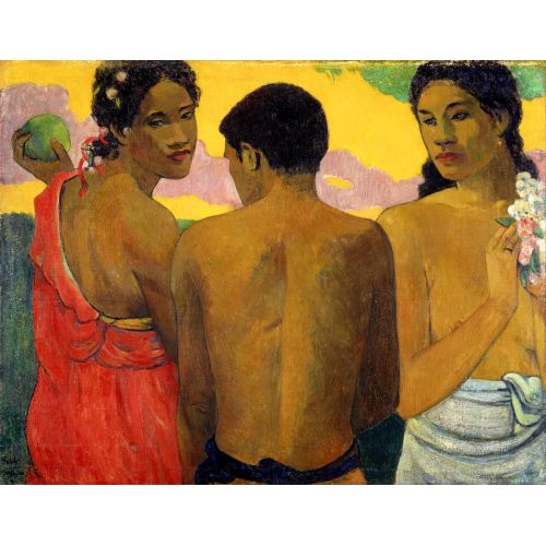 Üç 3 Tahitili- Paul Gauguin
