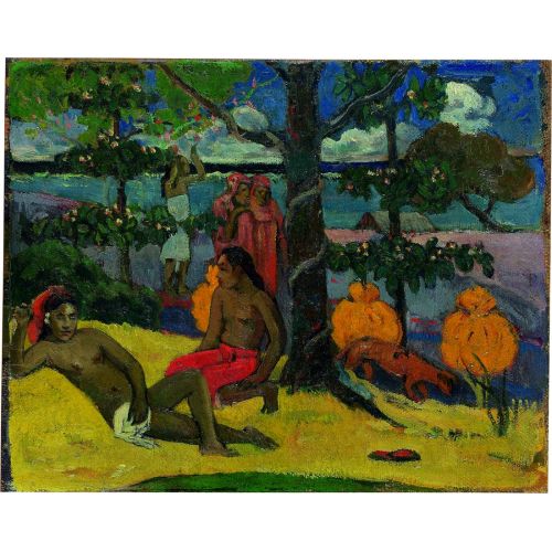 Tahitiden Bir Manzara- Paul Gauguin Tahitiden Bir Manzara- Paul Gauguin