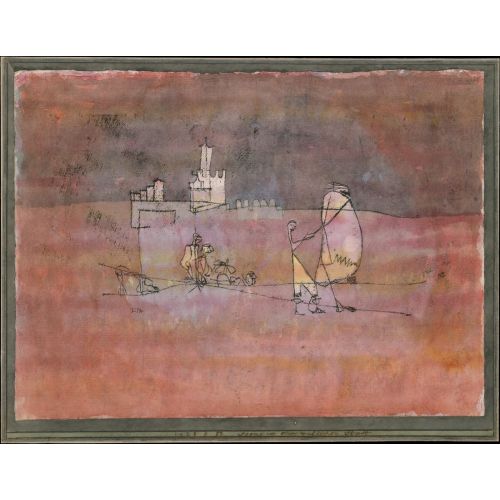 Paul Klee, Episode Before An Arab Town Paul Klee, Episode Before An Arab Town