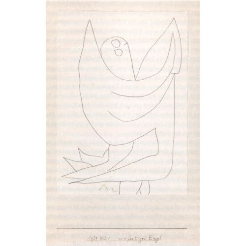 Paul Klee, Eunfinished Angel Paul Klee, Eunfinished Angel
