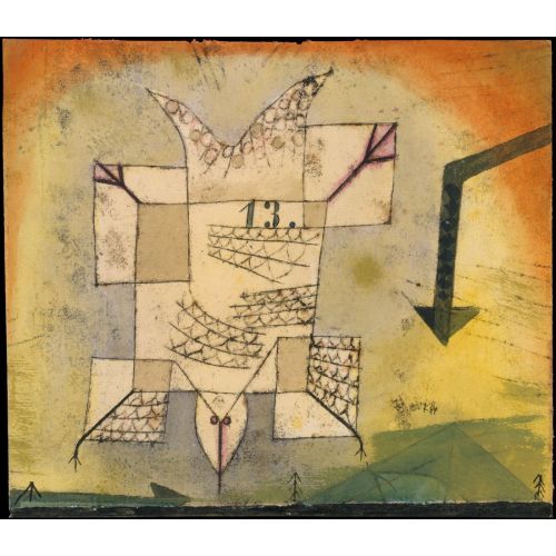 Paul Klee, Falling Bird Paul Klee, Falling Bird