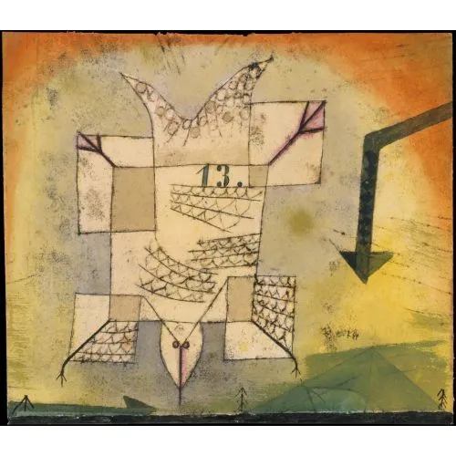 Paul Klee, Falling Bird Abstract Paul Klee Falling Bird Abstract Art Movements Canvas, Drawing Paper Prints, Reproduction Oil Painting and High Resolution Image
