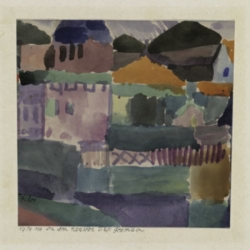 Paul Klee, In The Houses Of St. Germain Paul Klee, In The Houses Of St. Germain