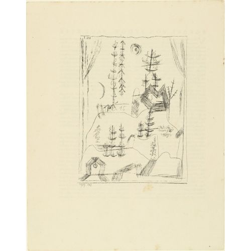 Paul Klee, Forest From The Deluxe Periodical Paul Klee, Forest From The Deluxe Periodical