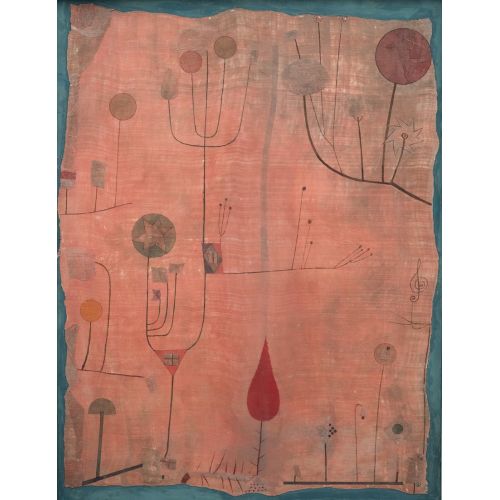Paul Klee, Fruits On Red Paul Klee, Fruits On Red