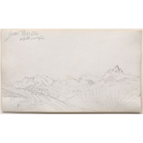 Paul Klee, Gemmi Pass Valais Alps