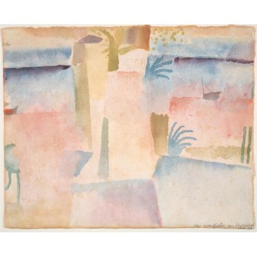 Paul Klee, View Towards The Port Of Hammamet Paul Klee, View Towards The Port Of Hammamet
