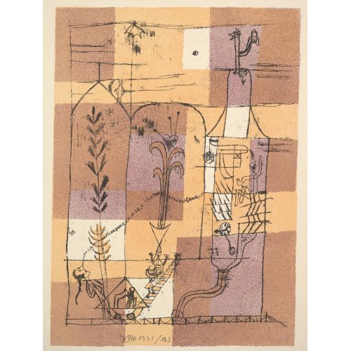 Paul Klee, Hoffmannesque Scene Paul Klee, Hoffmannesque Scene