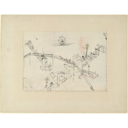 Paul Klee, Oxen Ox Speared Tarafından Çizilen Evler