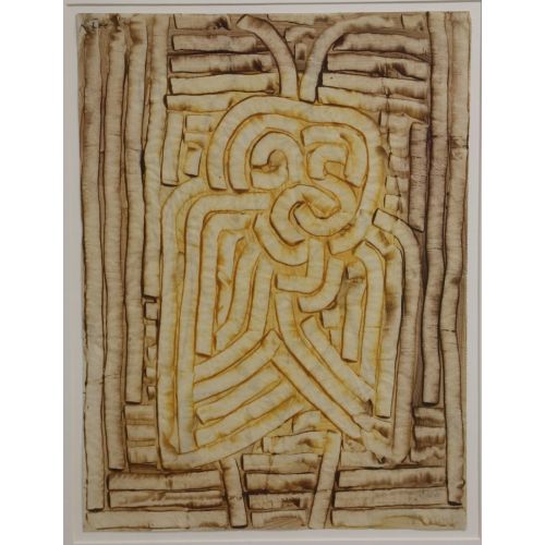 Paul Klee, Mask Moth Paste On Paper Paul Klee, Mask Moth Paste On Paper