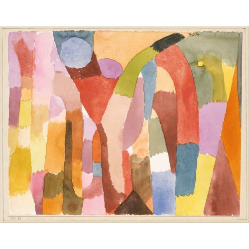Paul Klee, Movement Of Vaulted Chambers Paul Klee, Movement Of Vaulted Chambers