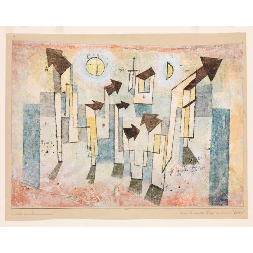 Paul Klee, Mural From The Temple Of Longing Thither Paul Klee, Mural From The Temple Of Longing Thither