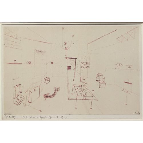 Paul Klee, Phantom Perspective Skecth Paul Klee, Phantom Perspective Skecth