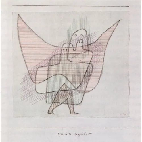 Paul Klee, Angel Shut Surrealism Paul Klee Angel Shut Surrealism Art Movements Canvas, Drawing Paper Prints, Reproduction Oil Painting and High Resolution Image